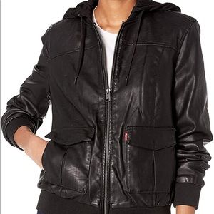 Levi's Faux Leather Bomber Jacket